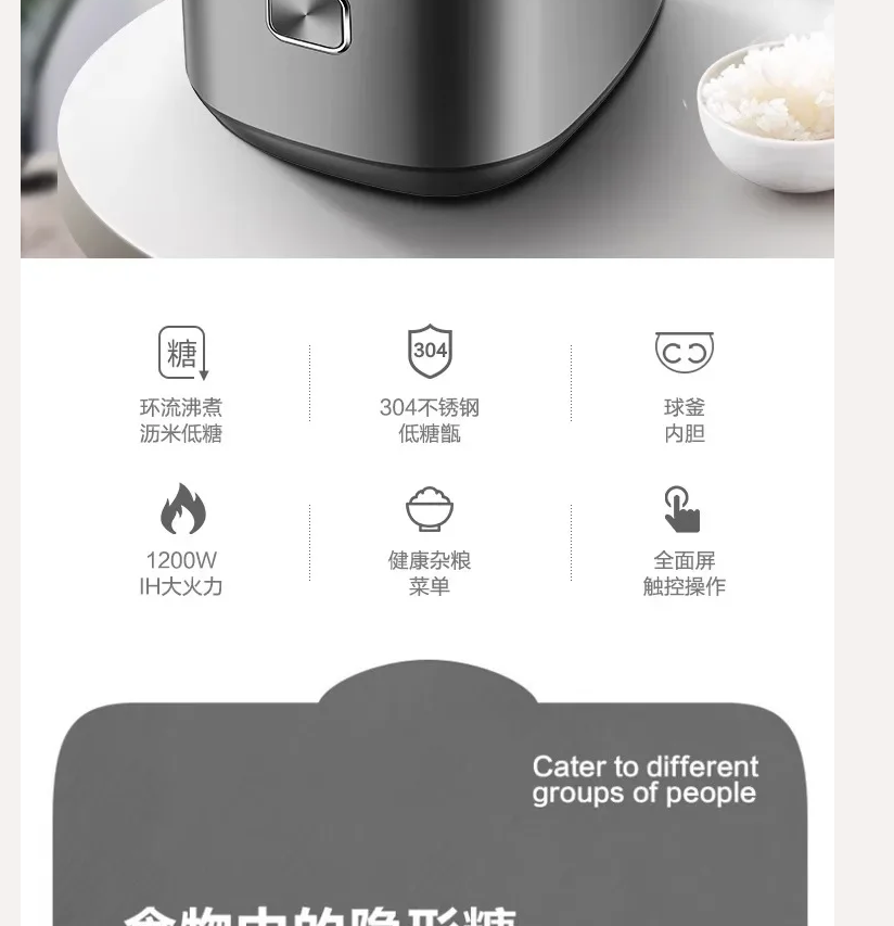 220V olayks 3L ceramic rice co - огляд і ціна Kitchen Appliances Japan