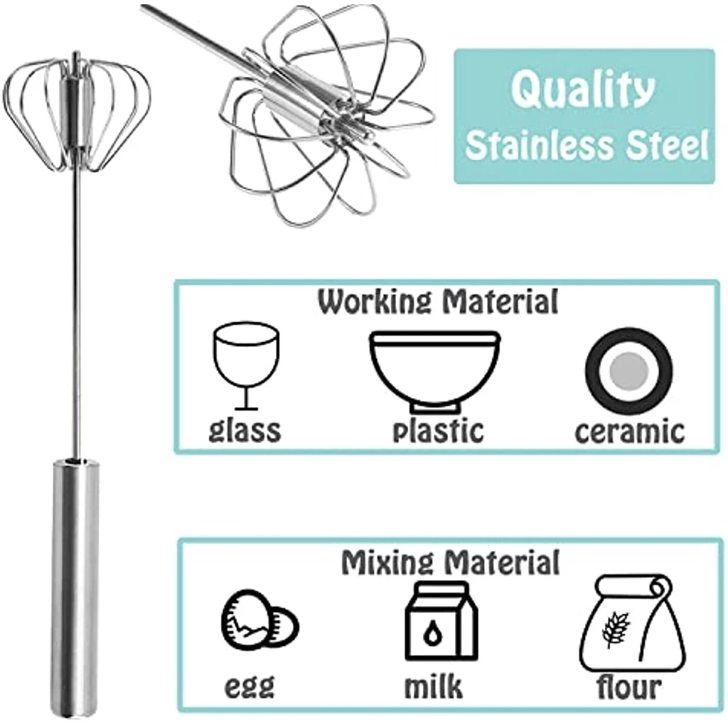 1/3pcs Stainless Steel Egg Bea - огляд і ціна Kitchen Appliances Electronics