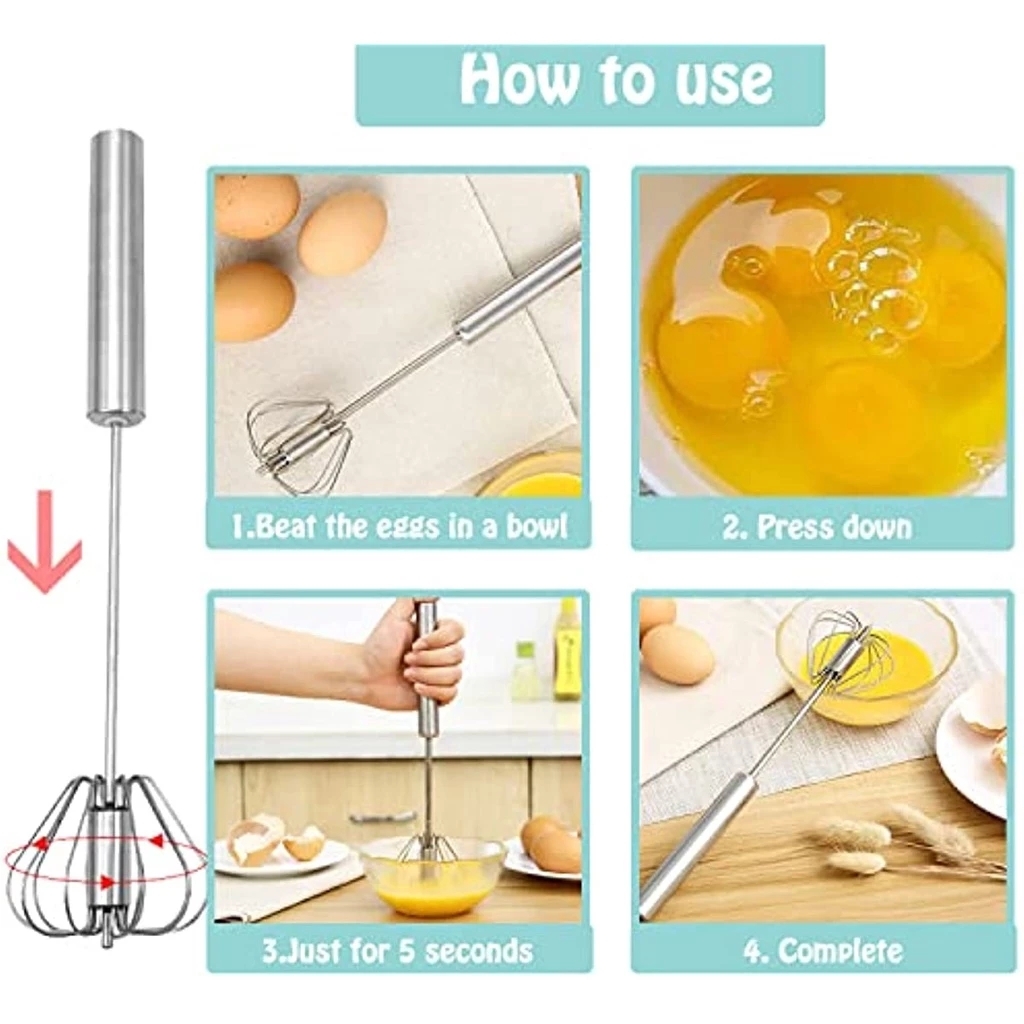 1/3pcs Stainless Steel Egg Bea - огляд і ціна Kitchen Appliances Electronics