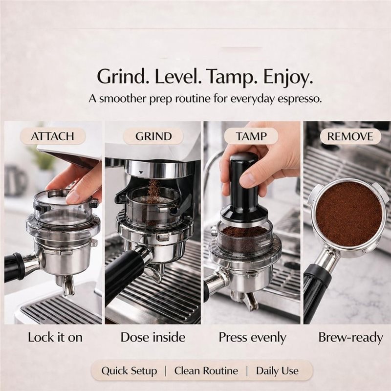 B51CNEW! Twist-Lock Portafilte - огляд і ціна Breville Espresso Barista Express